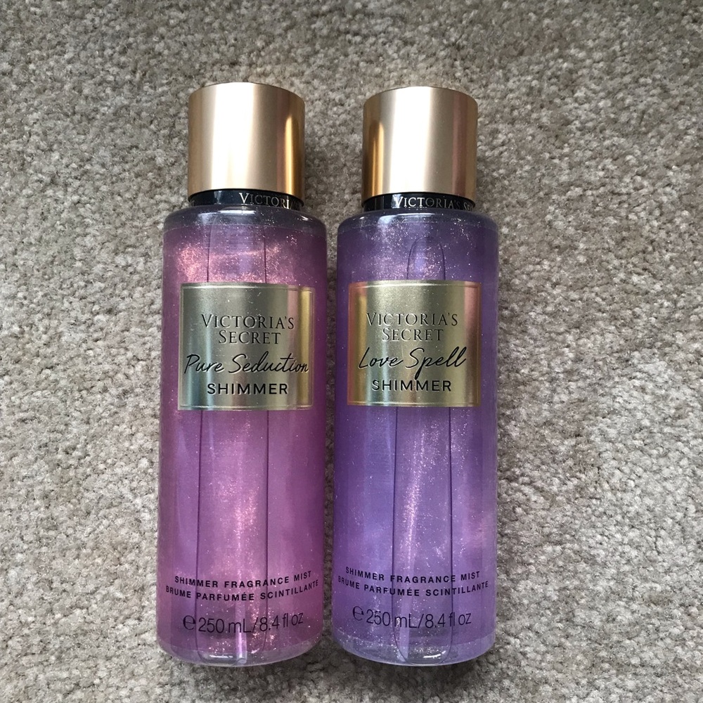 Two VS Shimmer Mists